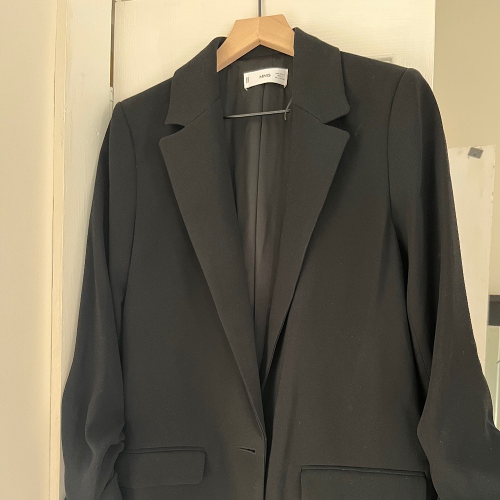 Mango Black Blazer Medium